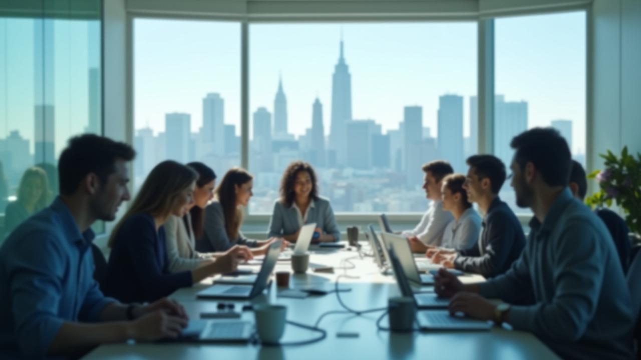 LuminaForge team collaborating in their San Francisco office