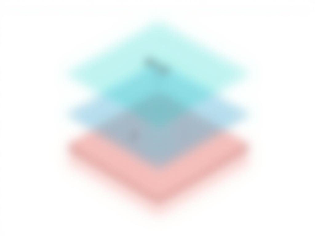 LuminaForge multi-layered architectural diagram showing Data Fabric, Microservices, and AI Core layers